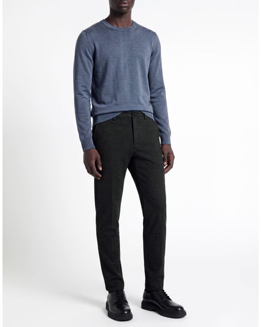 Mason's Gray Charcoal Pants Viscose, Polyamide, Elastane for men
