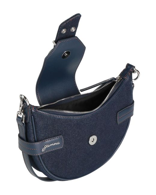 Ganni Blue Cross-Body Bags