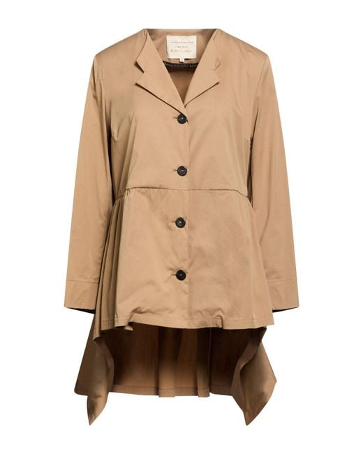 ALESSIA SANTI Natural Overcoat & Trench Coat