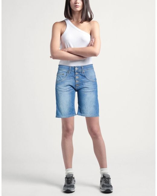 Please Blue Denim Shorts