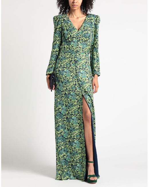 Saloni Green Maxi Dress