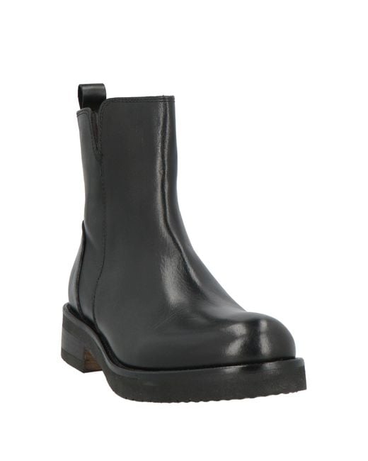 Exton Black Ankle Boots