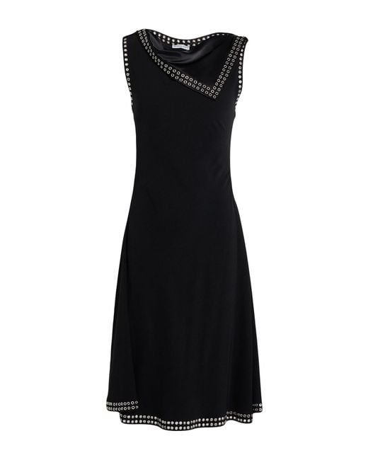 Burberry Black Midi Dress Viscose