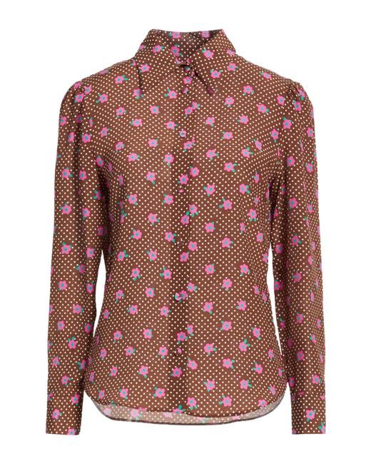 Paul & Joe Red Shirt Silk