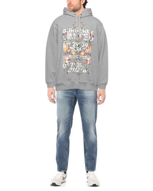 Burberry Gray Sweatshirts for men