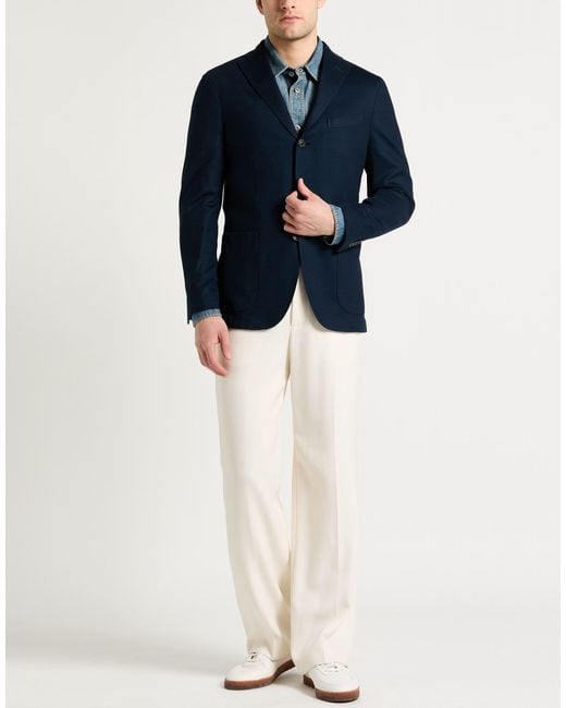 Boglioli Blue Blazer for men