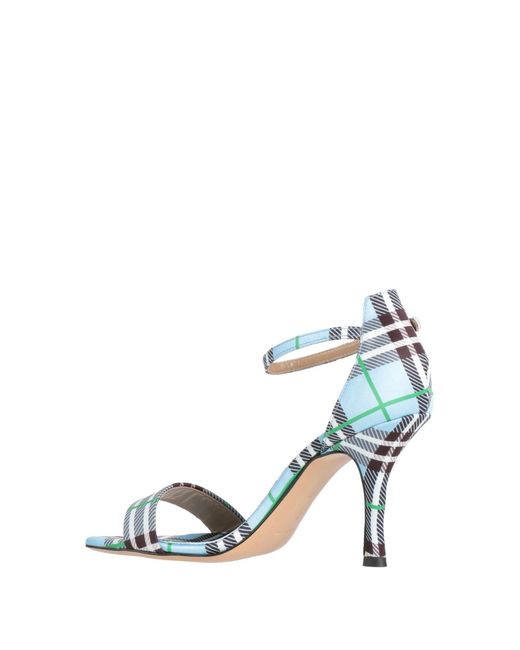 Divine Follie Metallic Sandals Textile Fibers