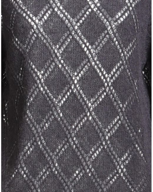 Peserico Gray Charcoal Sweater Alpaca Wool, Polyamide, Merino Wool