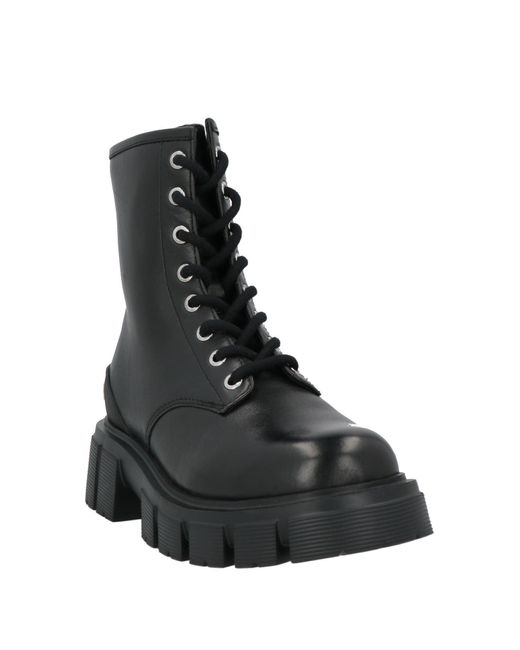 Love Moschino Black Ankle Boots Leather