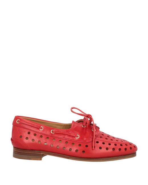 Bally Loafers Leather in Red | Lyst display picture 1