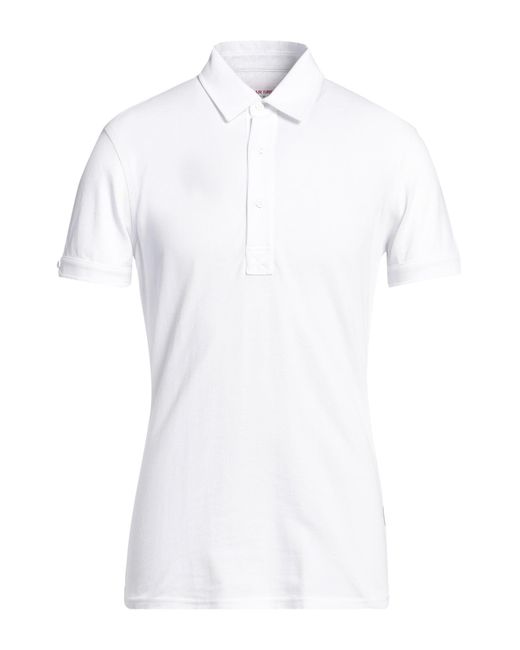 Orlebar Brown White Polo Shirt for men