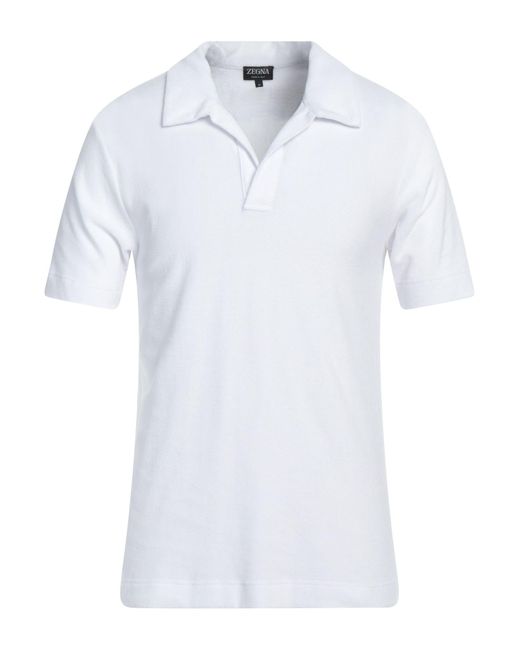 Zegna Poloshirt in White für Herren
