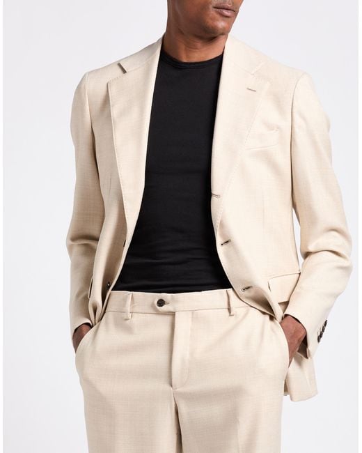 Brian Dales Natural Suit Wool for men