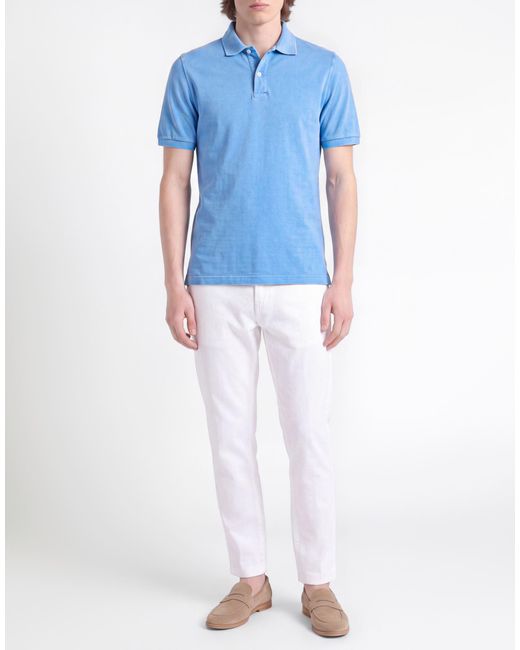 Polo Fedeli de hombre de color Blue