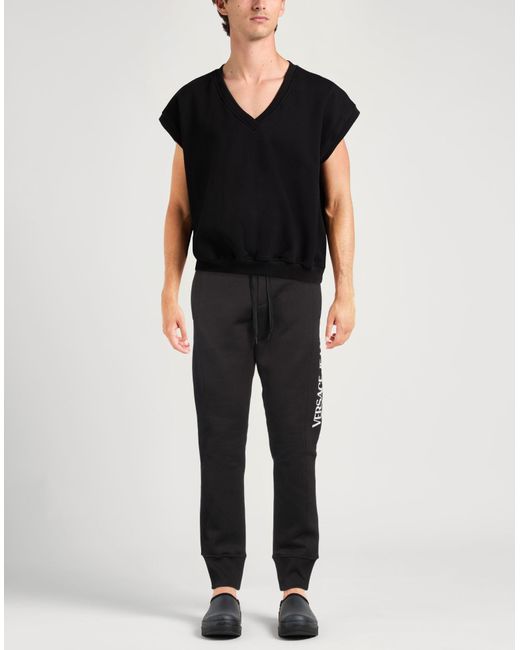 Versace Jeans Couture Black Pants Cotton for men