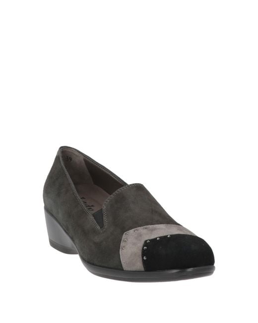 Melluso Black Loafers Leather