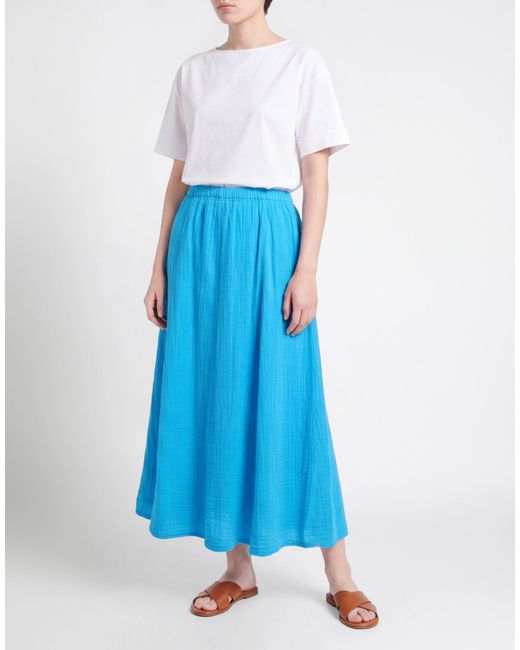 Xirena Blue Midi Skirt