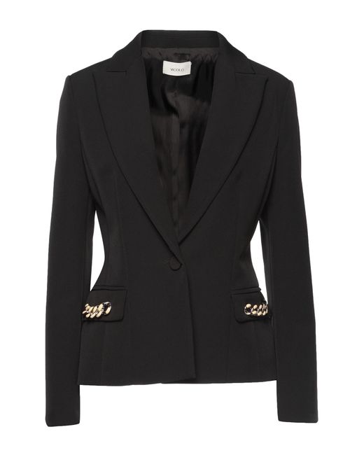 ViCOLO Synthetic Suit Jacket in Black | Lyst