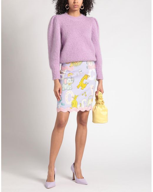 Moschino Gray Mini Skirt