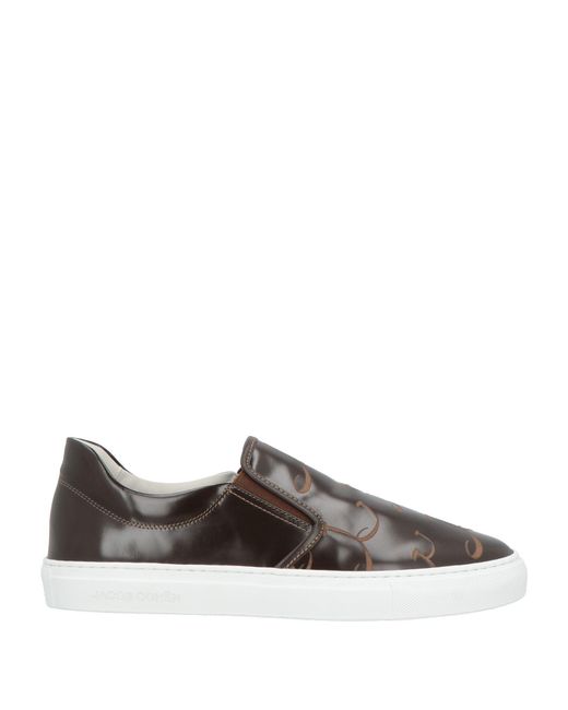 Jacob Cohen Brown Dark Sneakers Leather for men