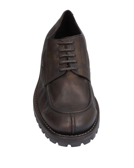 Roberto Botticelli Brown Dark Lace-Up Shoes Soft Leather for men