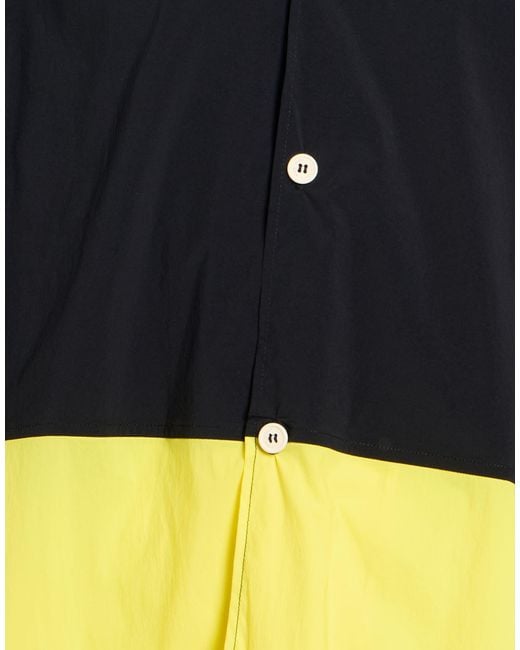 Sunnei Yellow Shirt Polyamide, Elastane for men