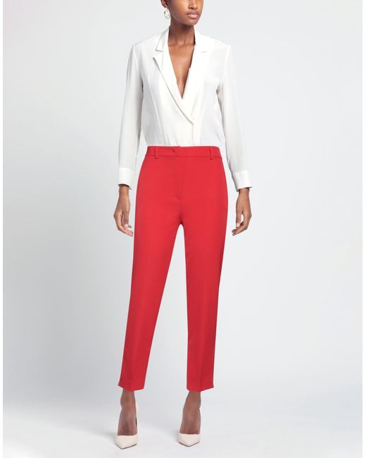 Hanita Red Trouser