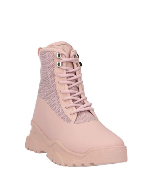 Pinko Pink Ankle Boots