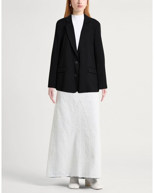 Kaos Black Blazer Polyester, Viscose, Elastane