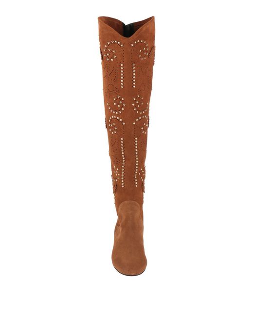 Giuseppe Zanotti Brown Boot Leather
