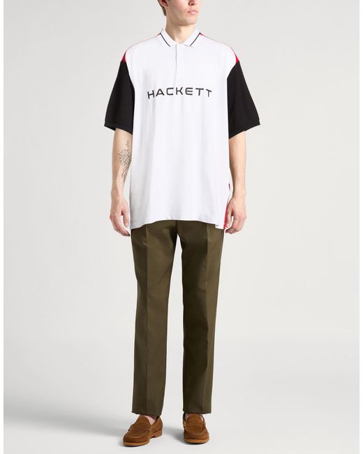 Polo Hackett de hombre de color Black