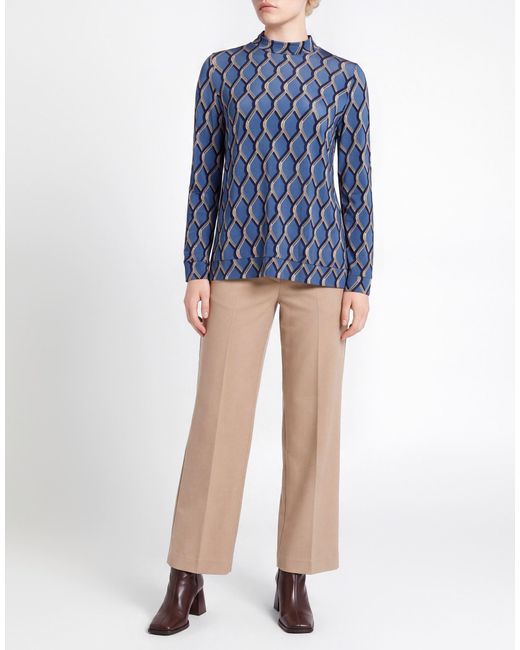 Siyu Blue T-Shirt Viscose, Elastane