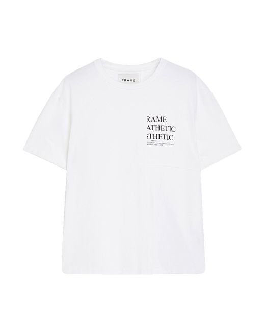FRAME White T-shirt for men