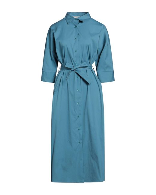 Xacus Blue Midi Dress