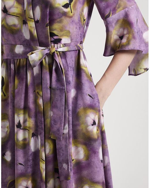 MAX&Co. Purple Midi Dress