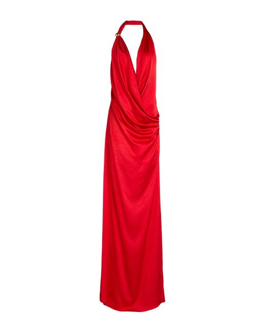 Blumarine Red Maxi-Kleid