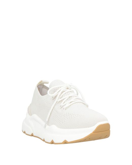 Emanuélle Vee White Sneakers Textile Fibers