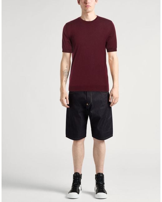 Fedeli Red Jumper for men
