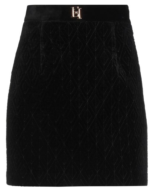 Mini-jupe Elisabetta Franchi en coloris Black