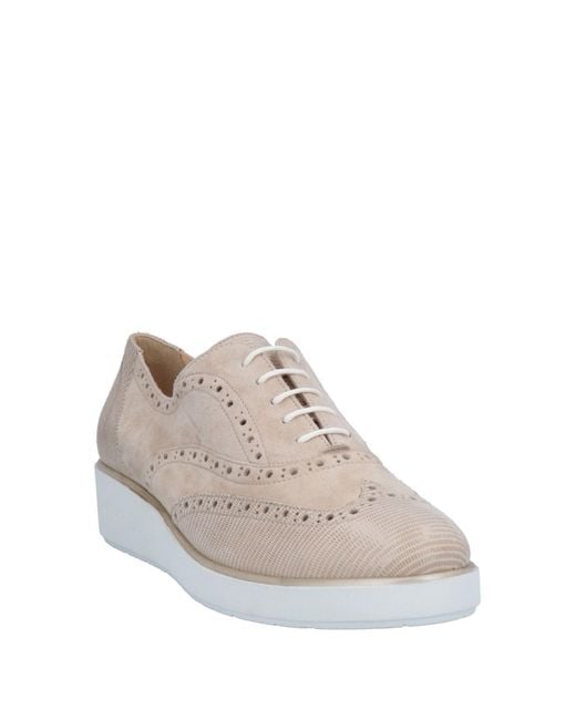 Melluso Gray Lace-up Shoes