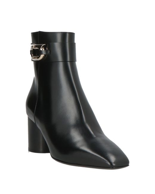 Ferragamo Black Ankle Boots