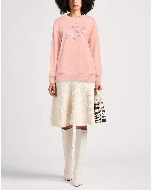 ARMANI EXCHANGE Pink Sweatshirt