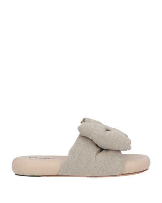 Off-White c/o Virgil Abloh White Sand Sandals Textile Fibers