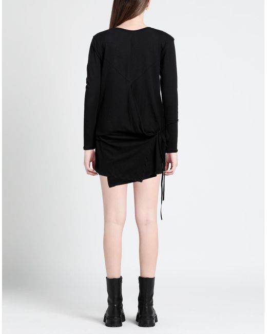 Ann Demeulemeester Black Mini-Kleid