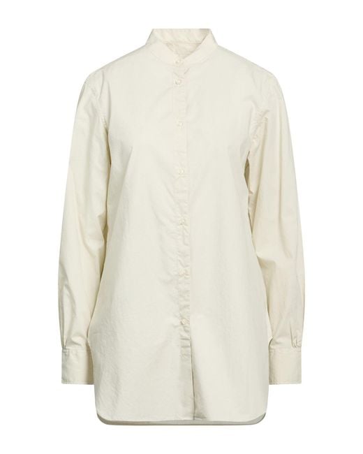 Officine Generale White Light Shirt Organic Cotton