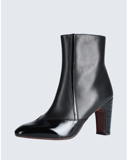 Chie Mihara Black Ankle Boots