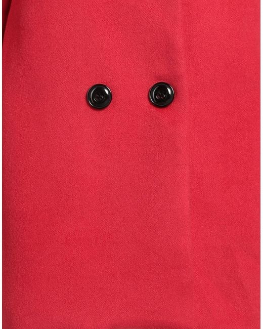 Manteau long LILI SIDONIO by MOLLY BRACKEN en coloris Rouge Lyst