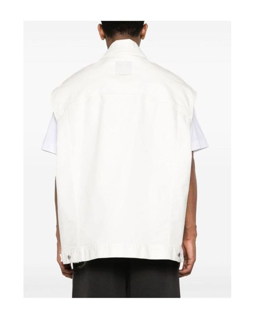 Manteau en jean Off-White c/o Virgil Abloh pour homme en coloris White