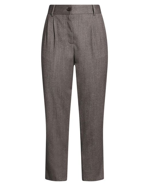 Dolce & Gabbana Gray Pants Virgin Wool, Elastane