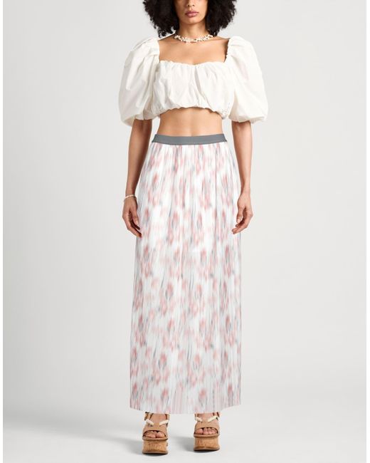 ARMANI EXCHANGE White Maxi Skirt
